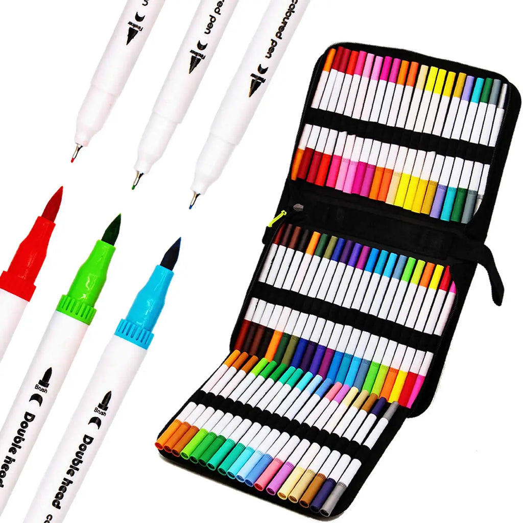 Set de Marcadores Doble Punta para Arte