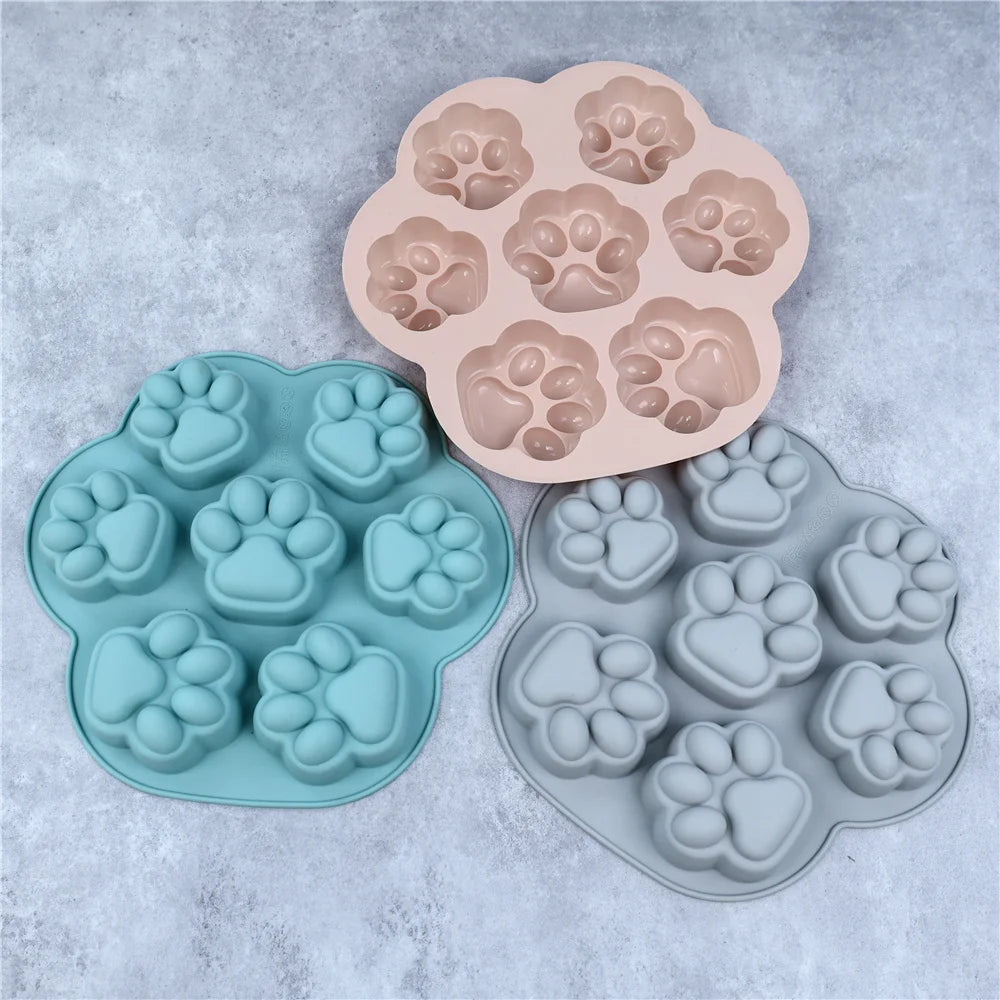 Molde de Patita de Gatito para Repostería