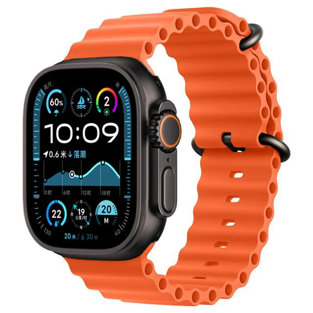 Correa Ocean de Silicón para Apple Watch Series y Ultra