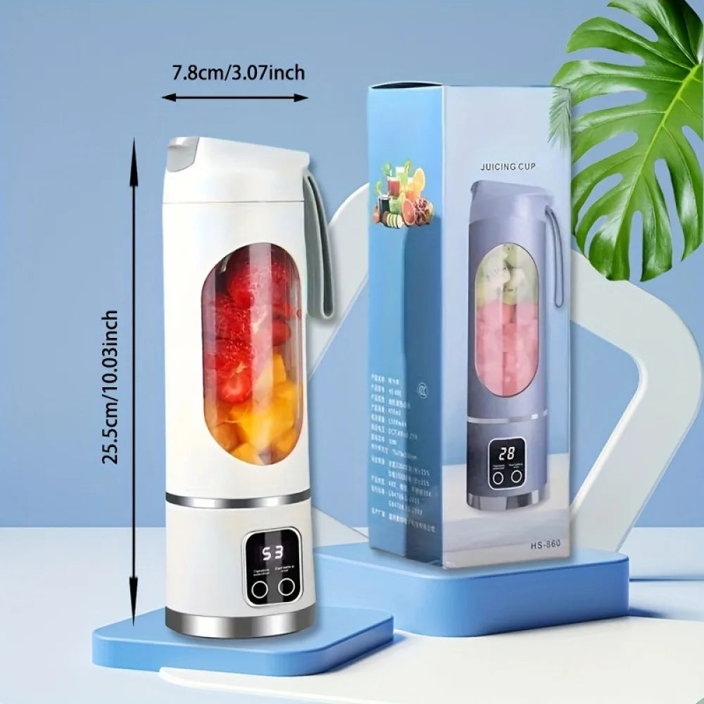 Minilicuadora y extractor de jugo portátil recargable por USB