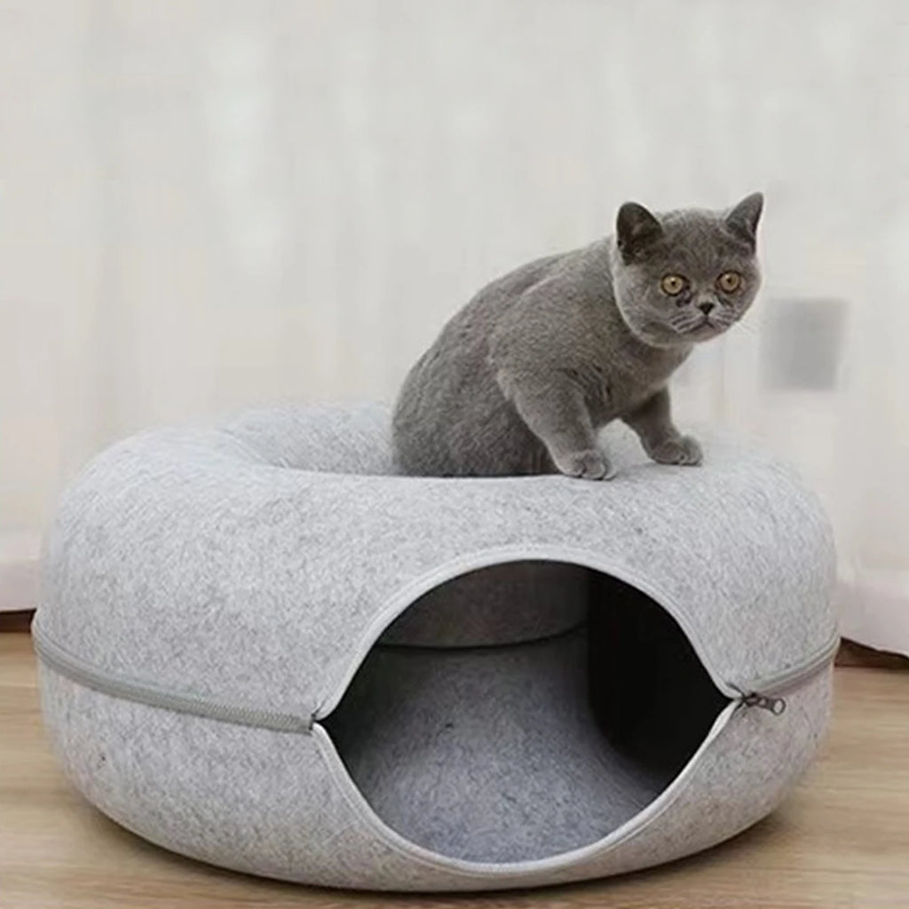 Túnel B Donut para gatos, túnel interactivo