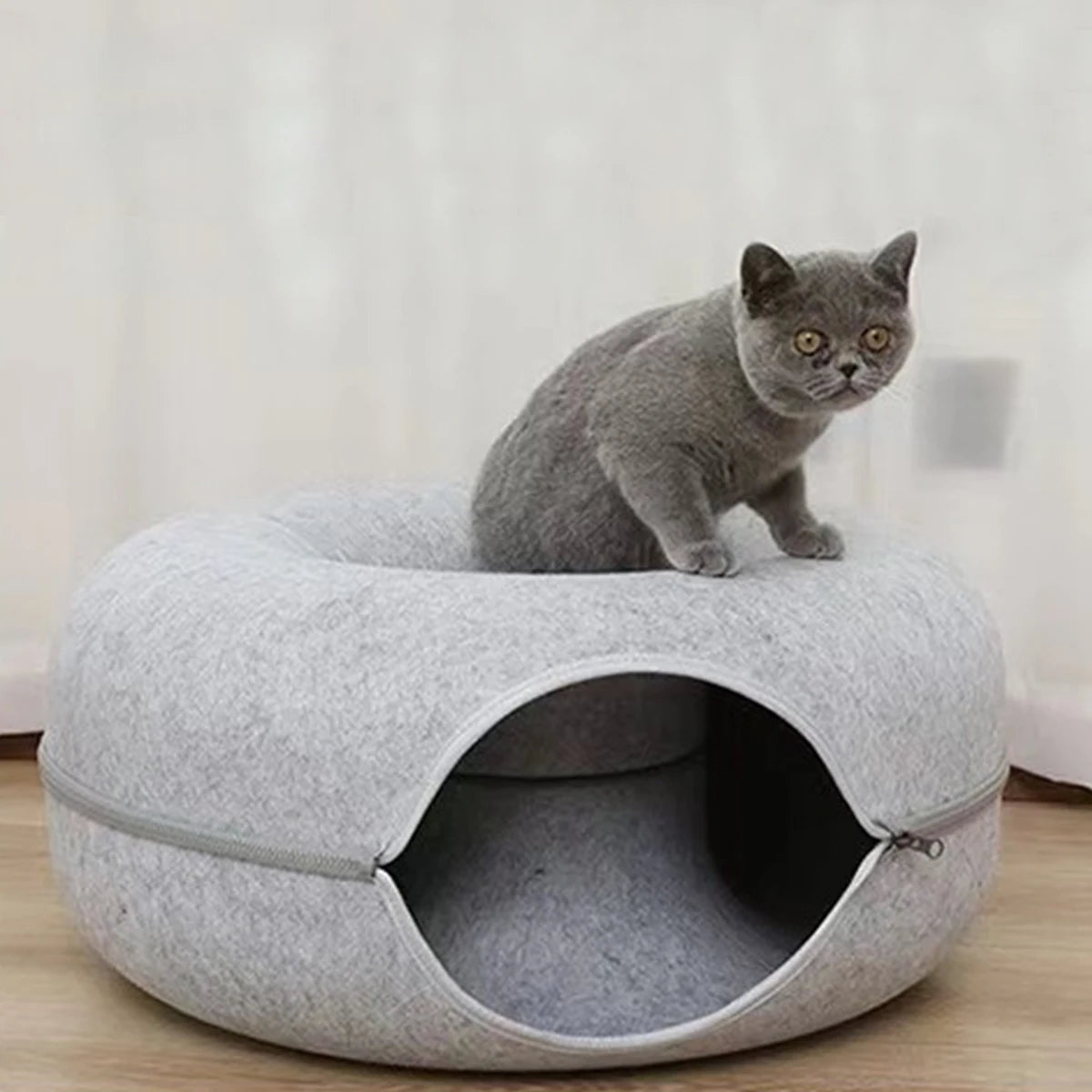 Túnel B Donut para gatos, túnel interactivo