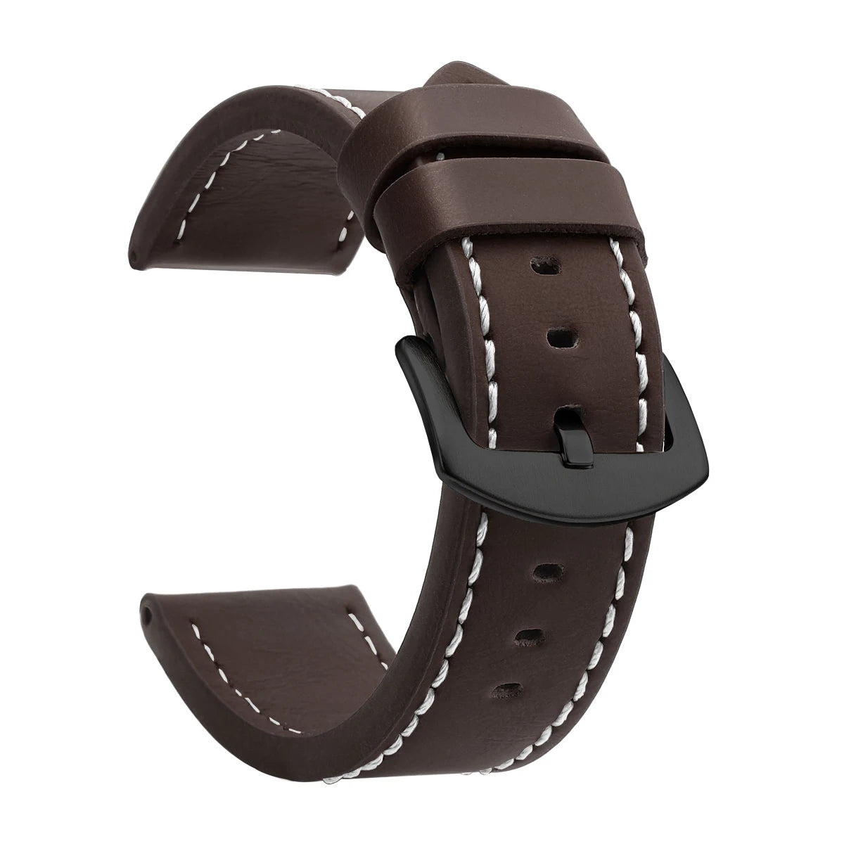 Correa Vintage de Piel SAMCO para Reloj con Hebilla de Acero inoxidable