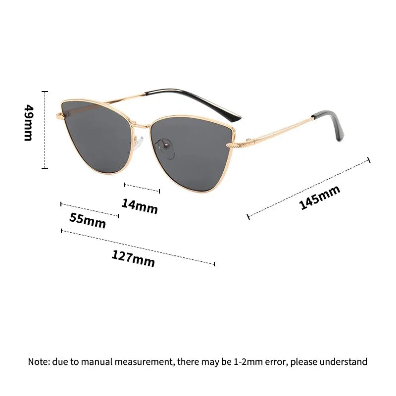 gafas de sol clásicas ojo de gato