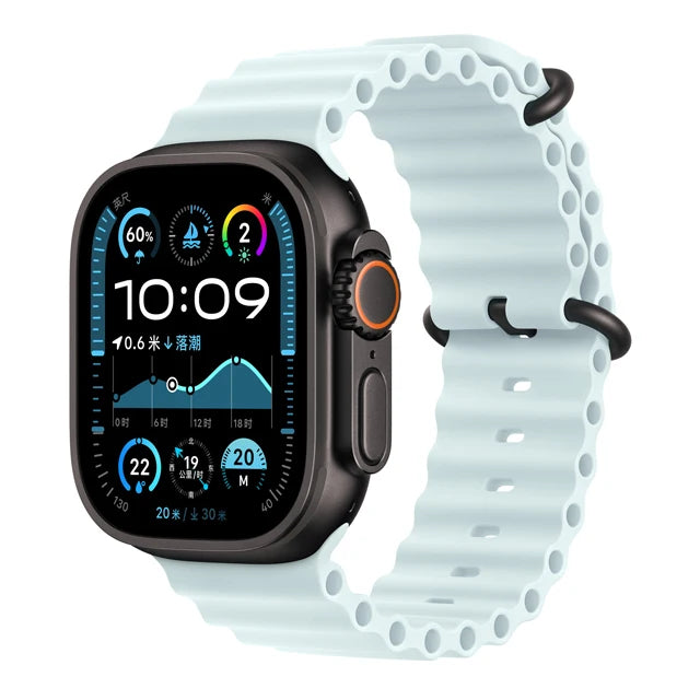 Correa Ocean de Silicón para Apple Watch Series y Ultra