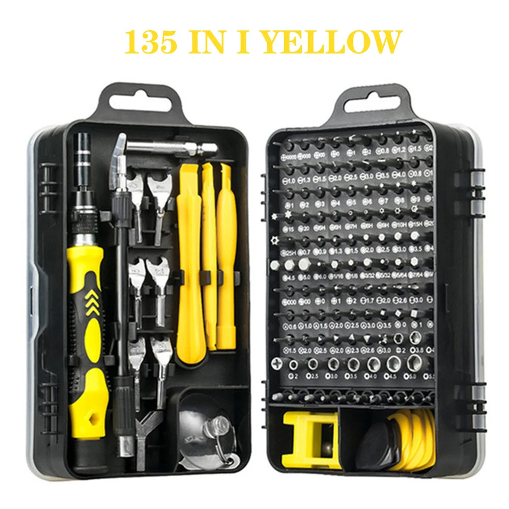 Kit de Destornilladores Magnéticos de Precisión 25/115/135/140 en 1