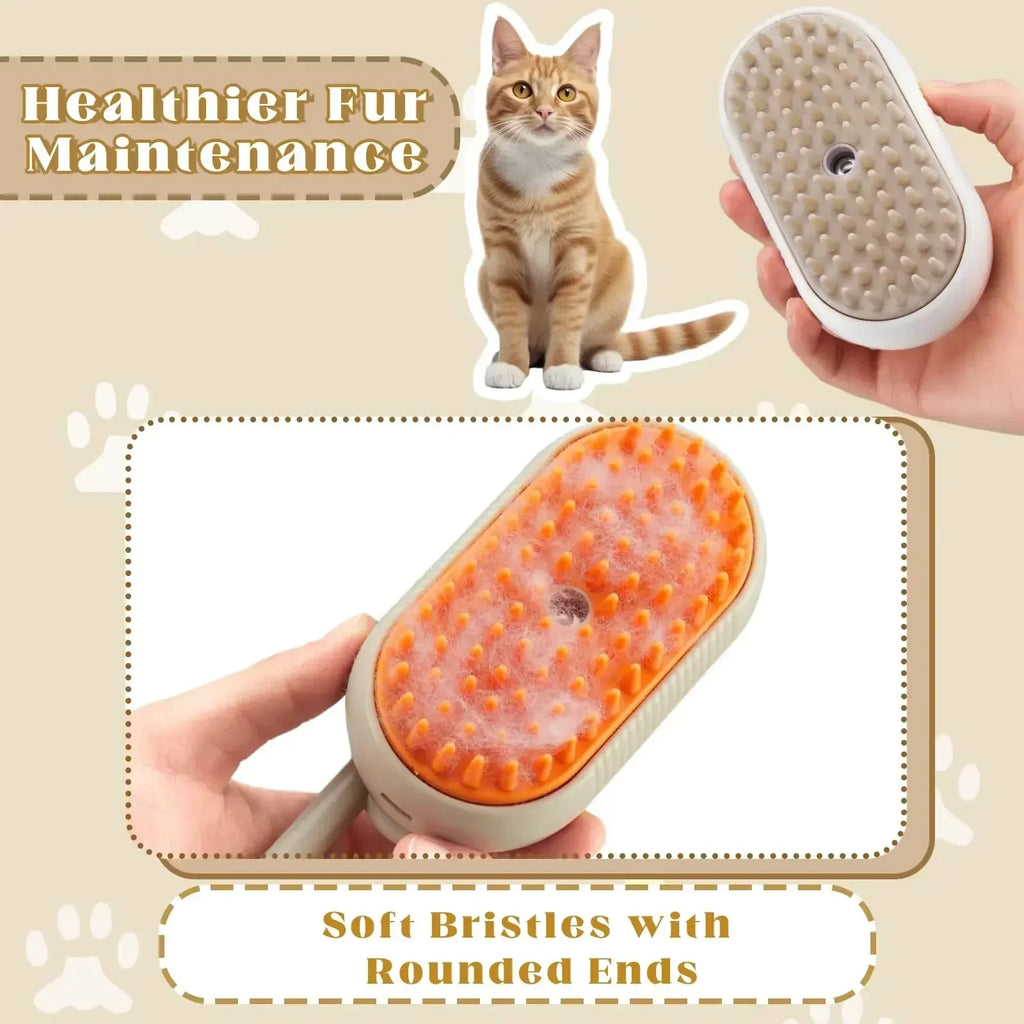 Cepillo de vapor para mascotas