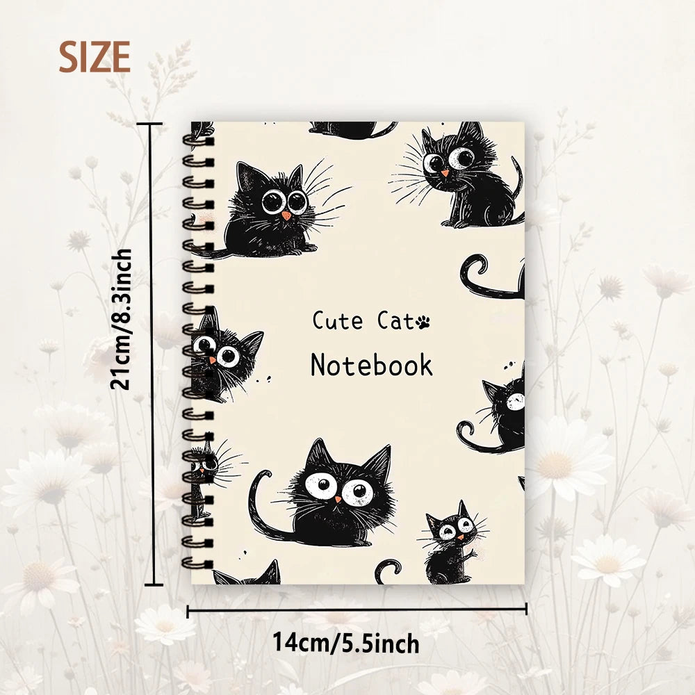 Mini Cuaderno A7 Kawaii de Gato