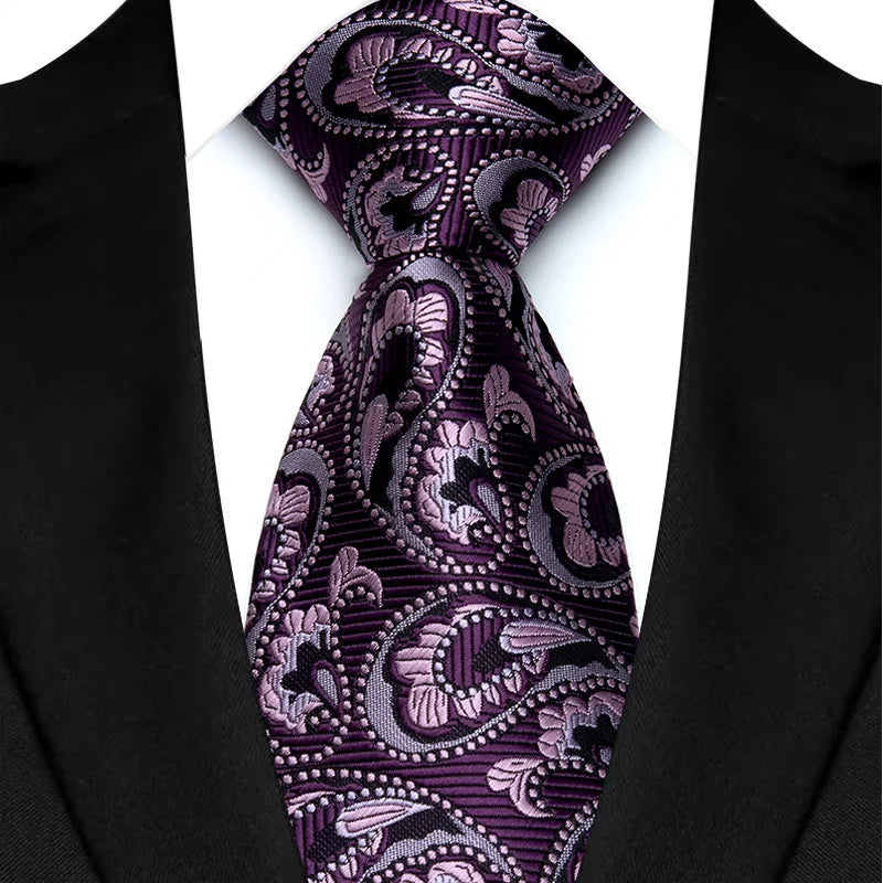 Corbata Elegante para Hombre 8CM Diseño Premium para Bodas y Oficina