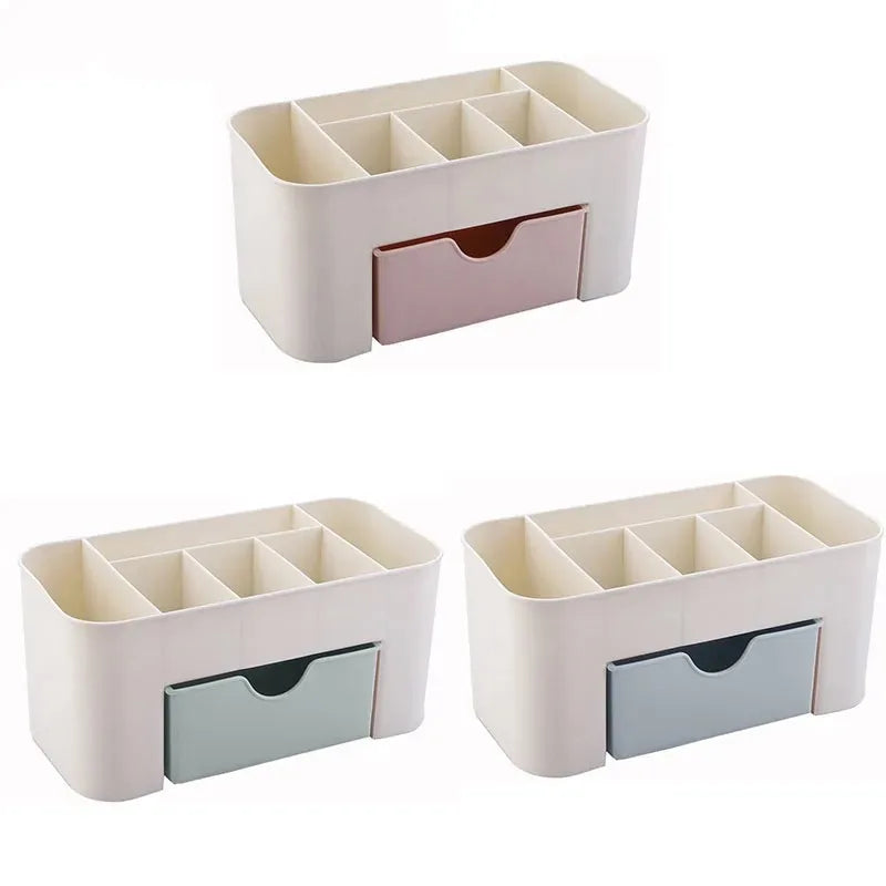 Contenedor organizador de plástico para decoración de uñas