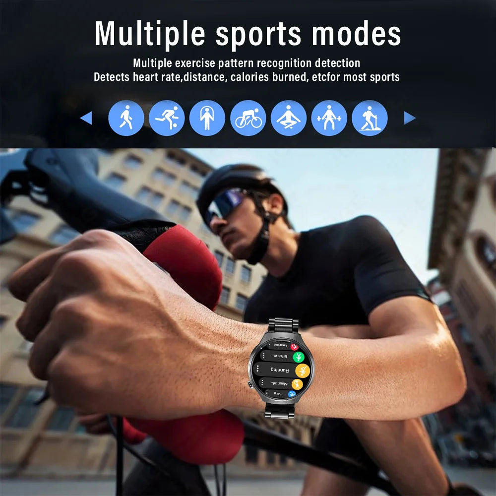 Smartwatch G.L Wear 2025 con Pantalla HD y Monitoreo de Salud