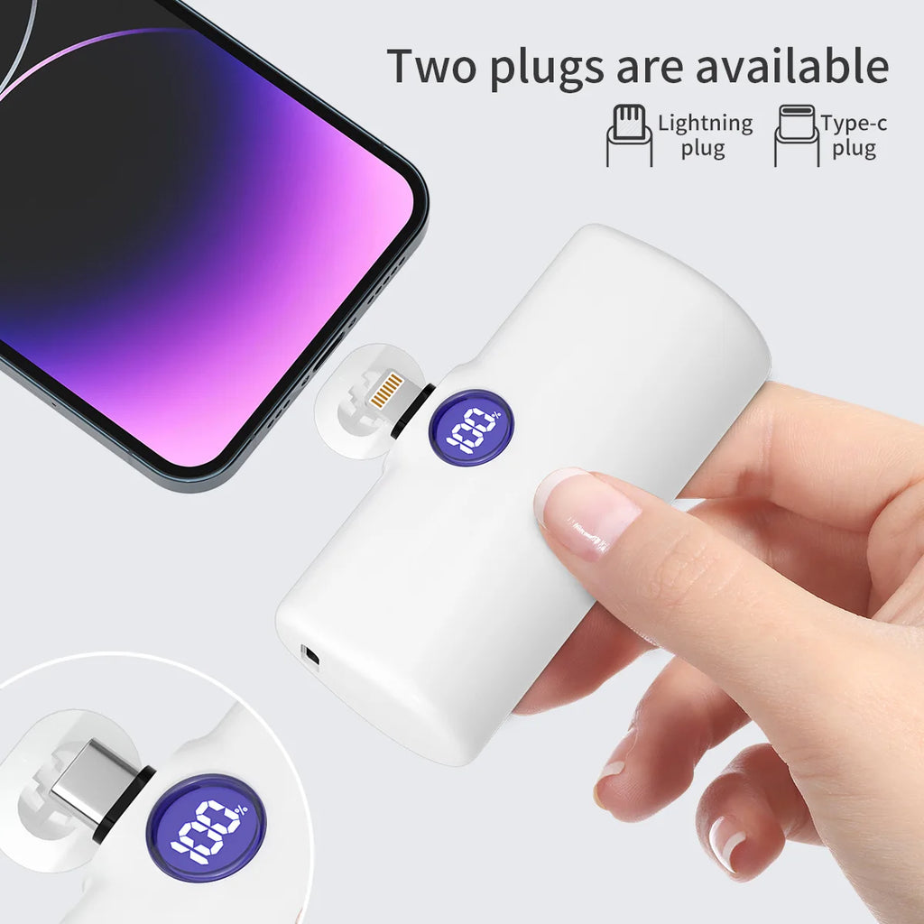 Mini cargador portátil, Banco de energía portátil