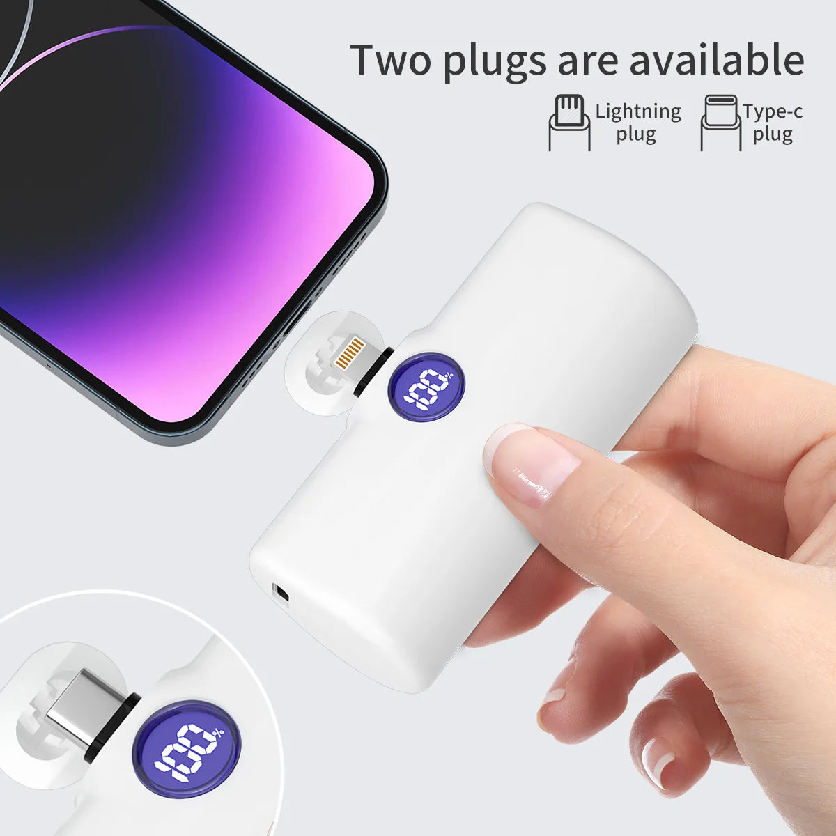 Mini cargador portátil, Banco de energía portátil