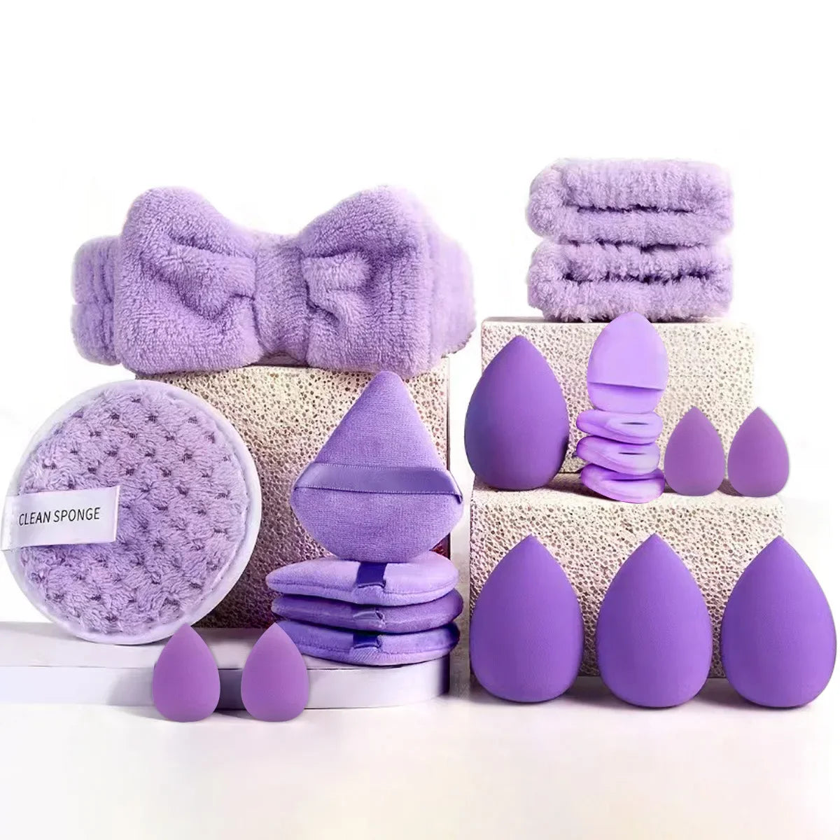 Set de Esponjas de Maquillaje 33 Piezas