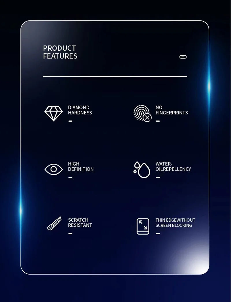 Armadura dorada vidrio templado para Samsung
