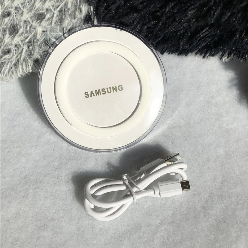 Cargador inalámbrico Samsung 5V 2A, almohadilla de carga
