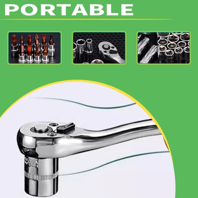Kit de Herramientas Automotrices 12 Piezas con Matraca
