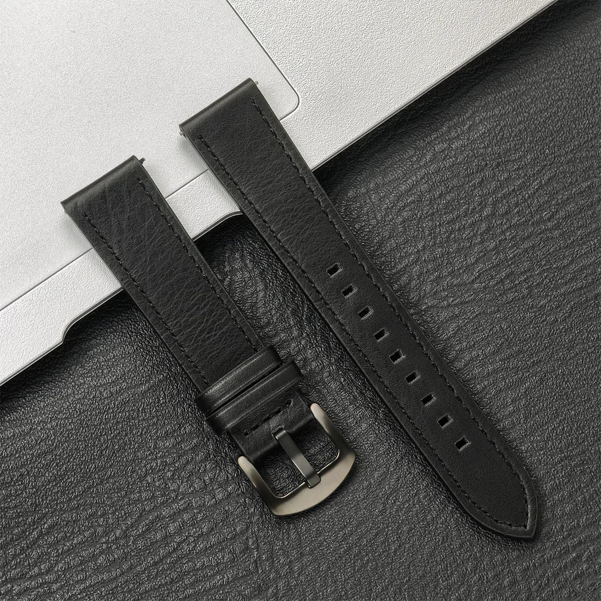 Correa de Piel Vintage 20mm/22mm para Samsung Galaxy Watch y Xiaomi Redmi Watch