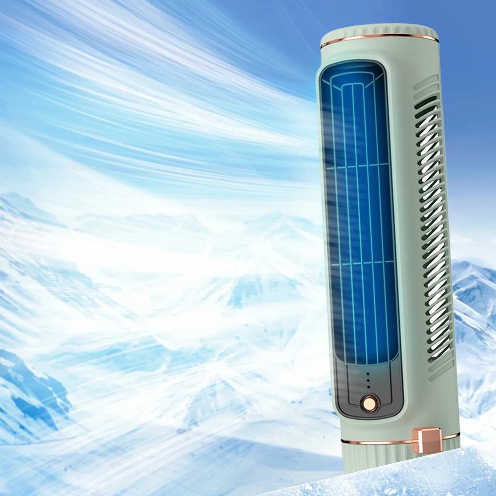 Ventilador de torre de 5W, aire acondicionado portátil con carga USB