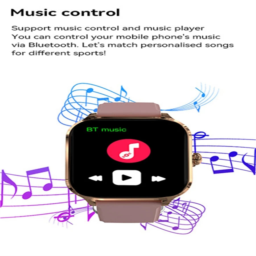 Smartwatch 2026 con Pantalla HD Full Touch y Bluetooth para Hombre y Mujer
