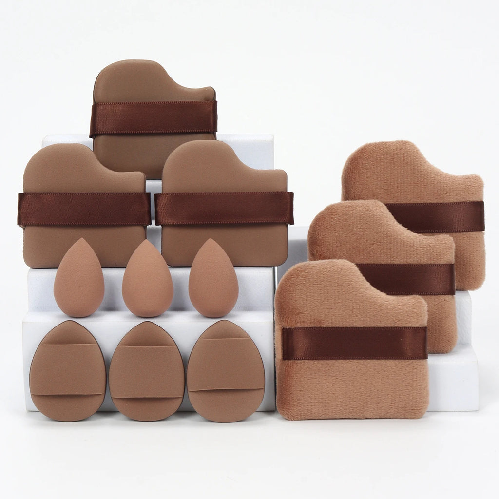 Set de Esponjas de Maquillaje 12 Piezas Multiusos