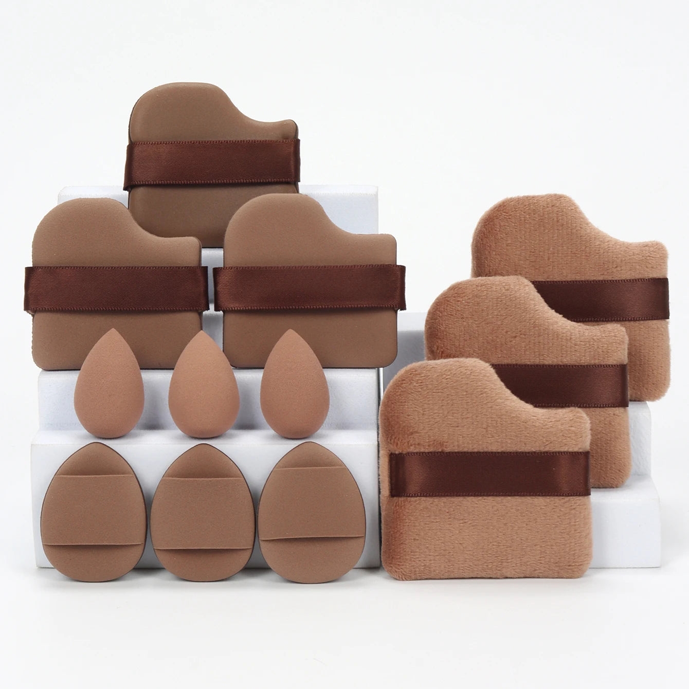 Set de Esponjas de Maquillaje 12 Piezas Multiusos