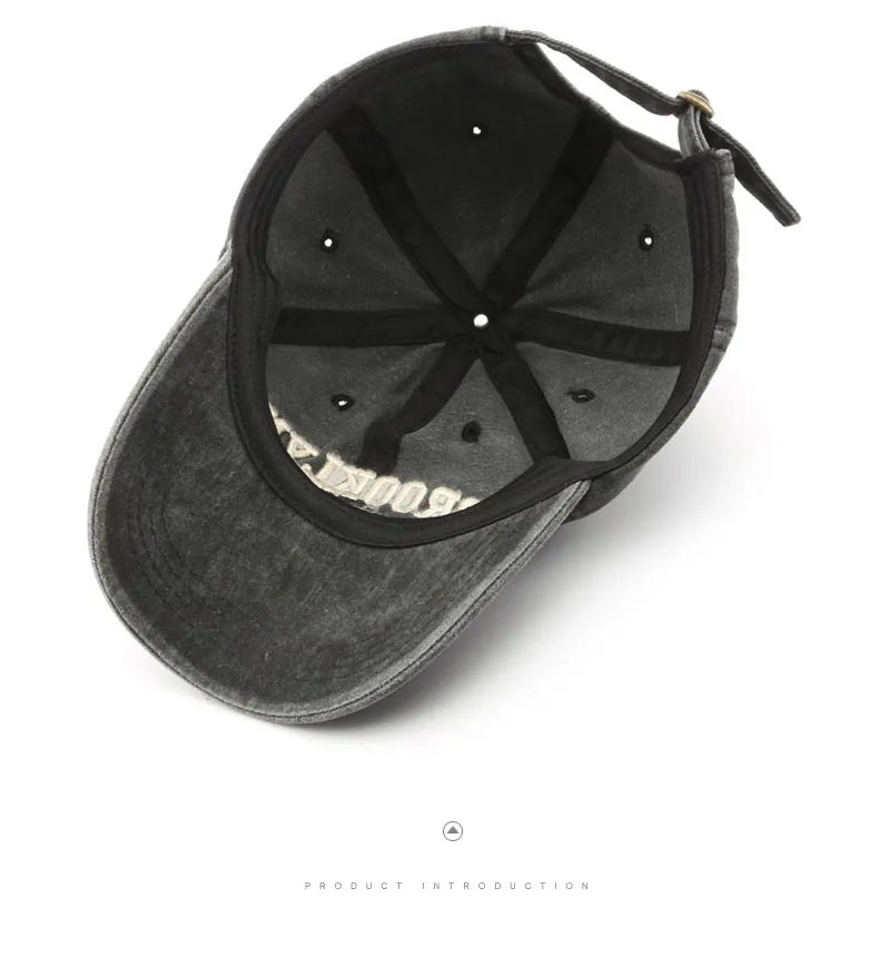 Gorras de béisbol Retro brooklyn Bordado de letras
