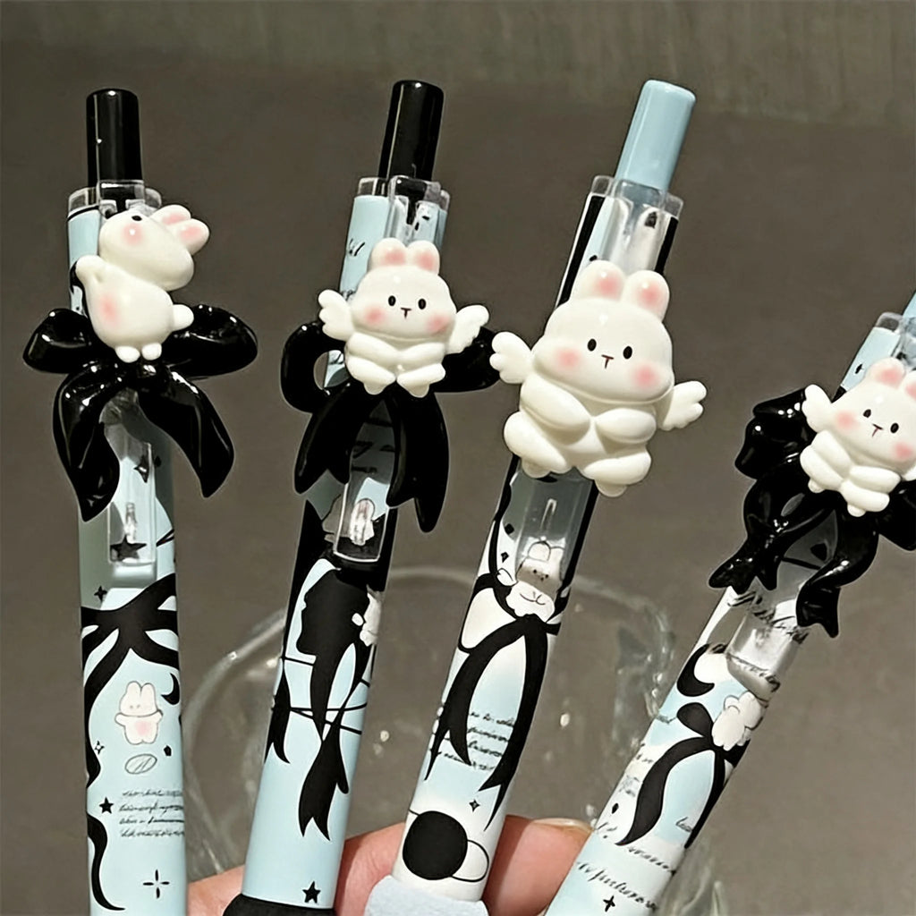 Bolígrafo de Gel Kawaii Apple Cat
