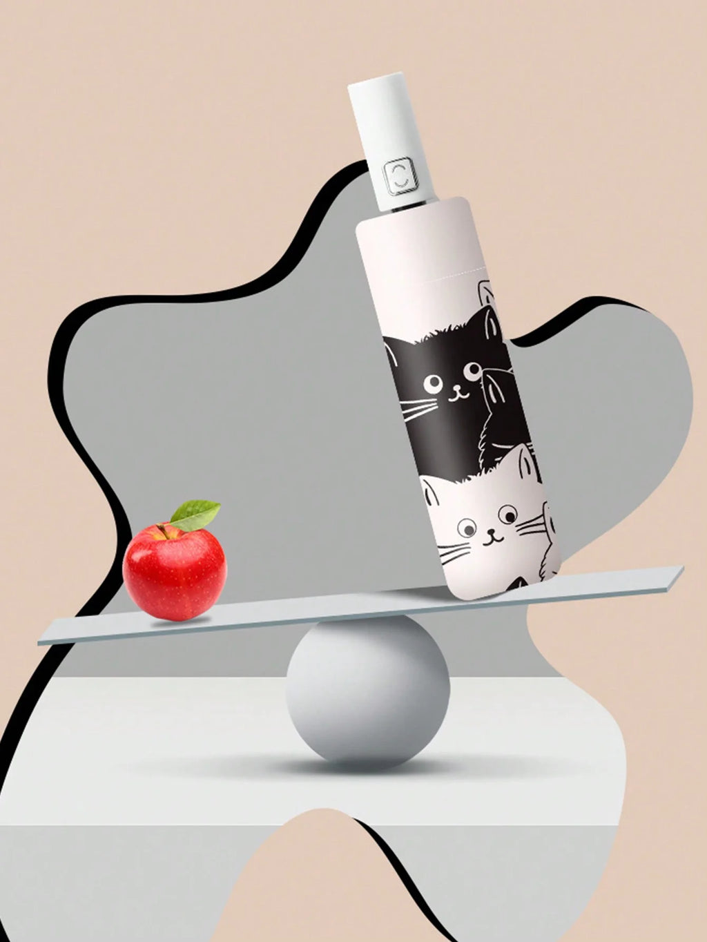Sombrilla de gatitos