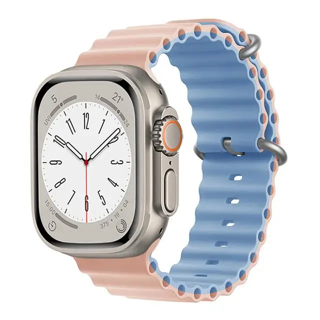 Correa Ocean de Silicón para Apple Watch Series y Ultra