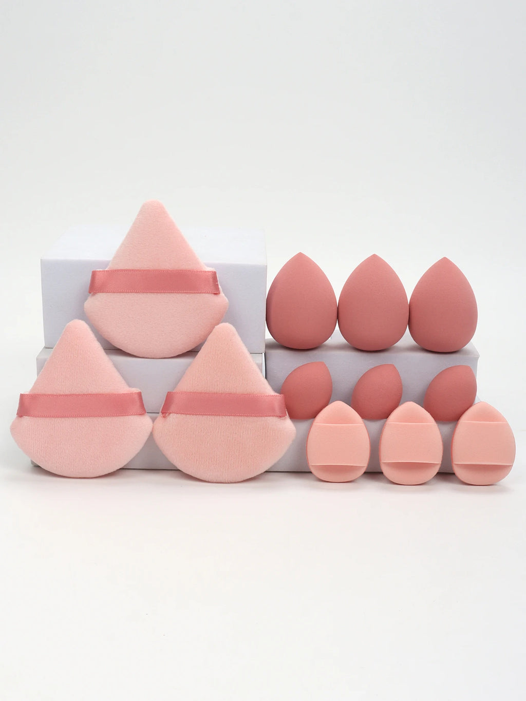 Set de Esponjas de Maquillaje 12 Piezas Multiusos
