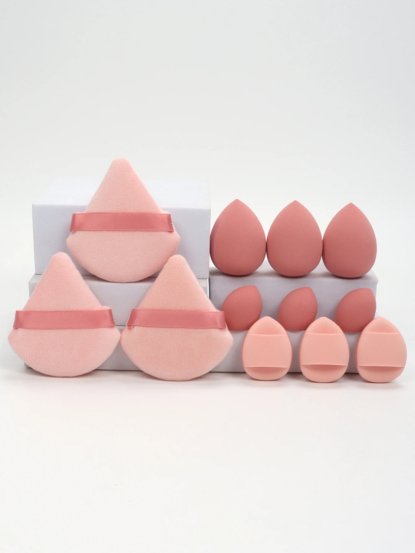 Set de Esponjas de Maquillaje 12 Piezas Multiusos