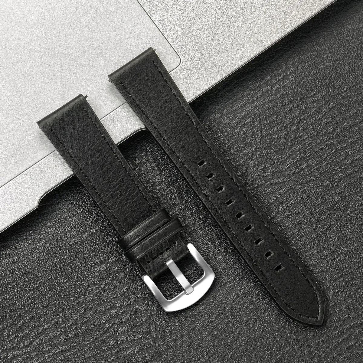 Correa de Piel Vintage 20mm/22mm para Samsung Galaxy Watch y Xiaomi Redmi Watch