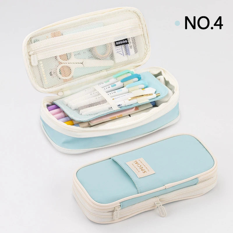 Estuche de Lápices Doble Capa para Niñas