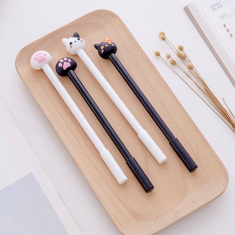 Set 10 Plumas de Gel de Gato Kawaii