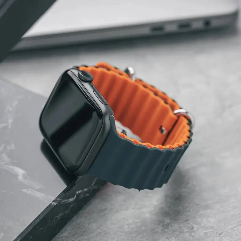 Correa Ocean de Silicón para Apple Watch Series y Ultra