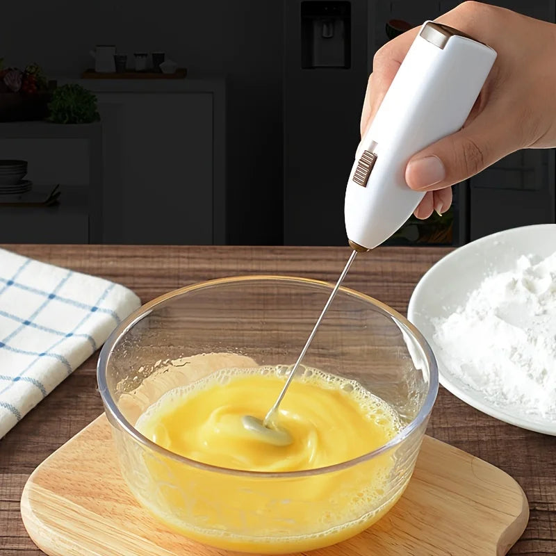 Batidor Eléctrico de Mano para Café y Bebidas