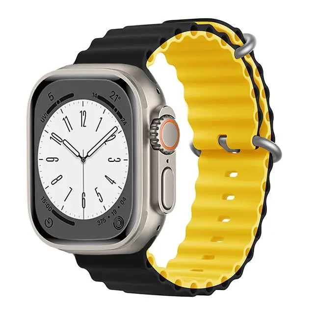 Correa Ocean de Silicón para Apple Watch Series y Ultra