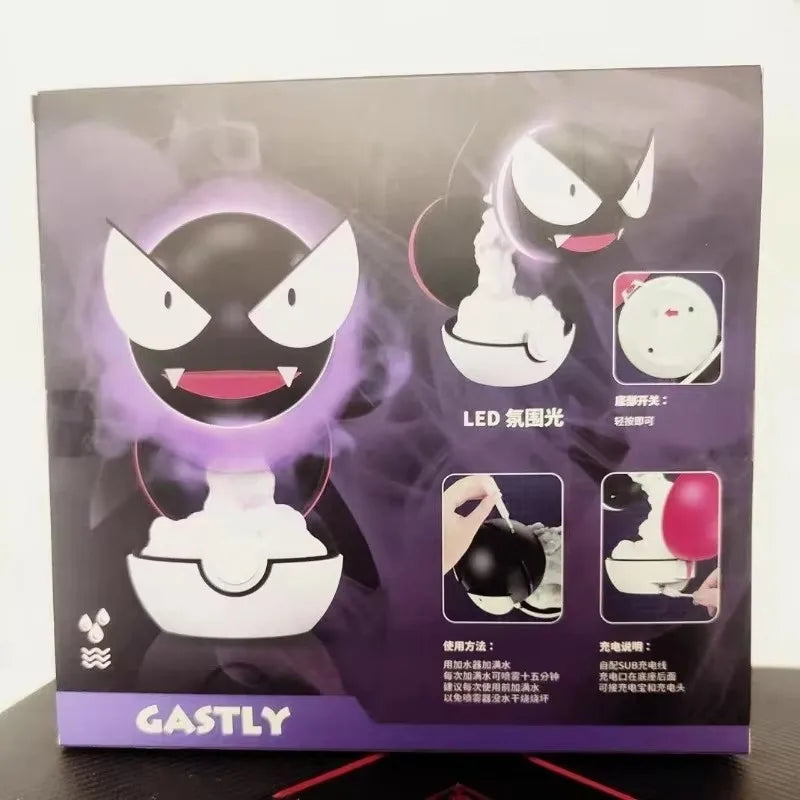 Humidificador Pokémon Gastly con Luz LED y Difusor de Aroma Ambiental
