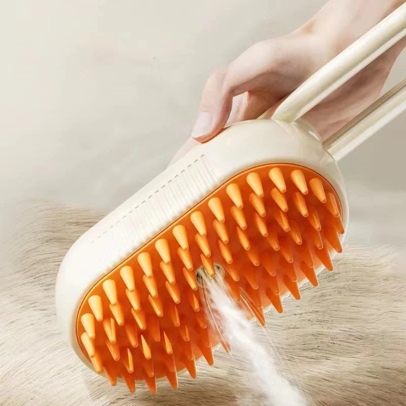 Cepillo de pelo 3 en 1 para perros y gatos, cepillo eléctrico de limpieza para mascotas