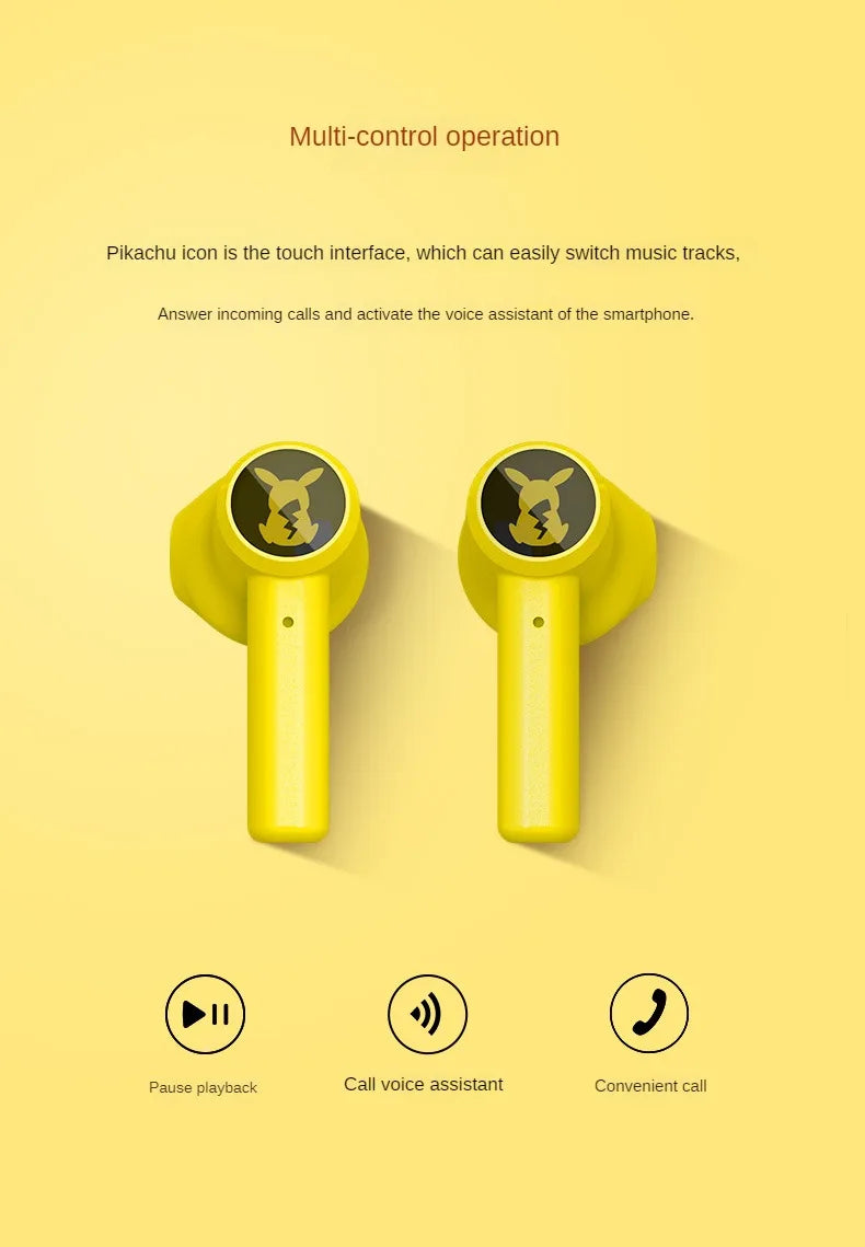 Auriculares inalámbricos Bluetooth de pokebola