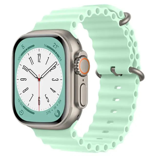 Correa Ocean de Silicón para Apple Watch Series y Ultra