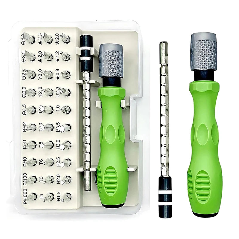 Kit de Destornilladores de Precisión 32 en 1 Magnético Multifuncional