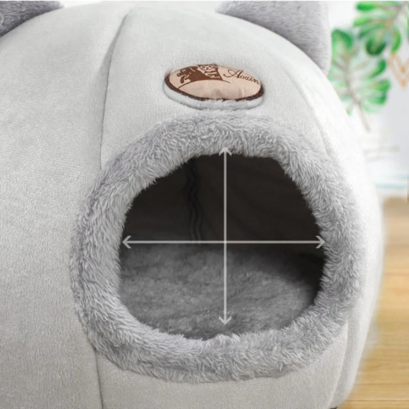 Cama para gatos a prueba de frío y cálido para invierno