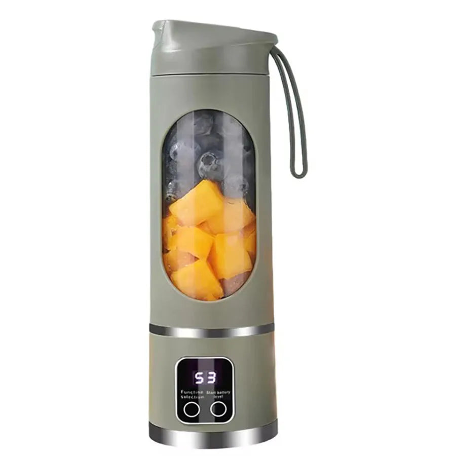 Minilicuadora y extractor de jugo portátil recargable por USB