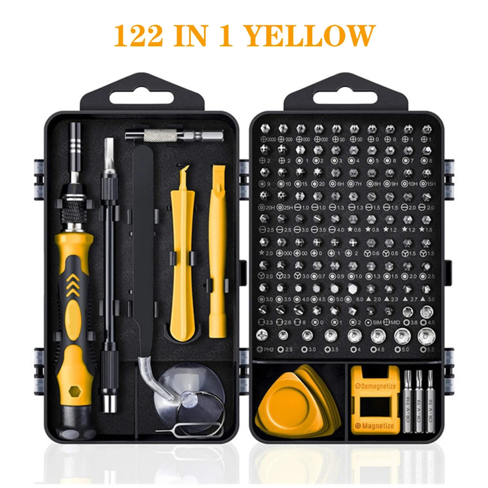 Kit de Destornilladores Magnéticos de Precisión 25/115/135/140 en 1