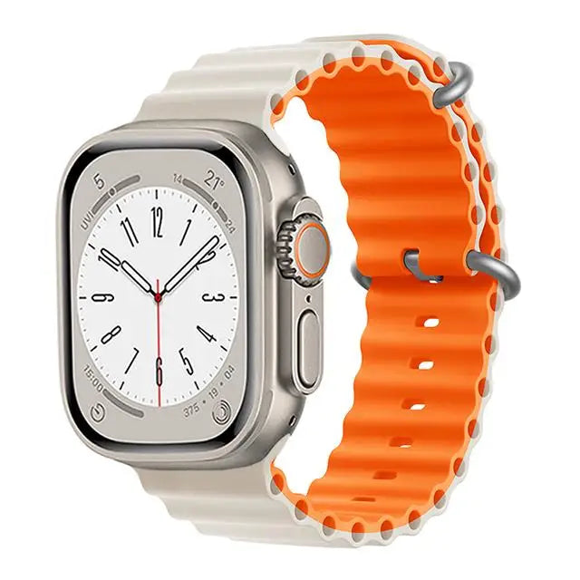 Correa Ocean de Silicón para Apple Watch Series y Ultra