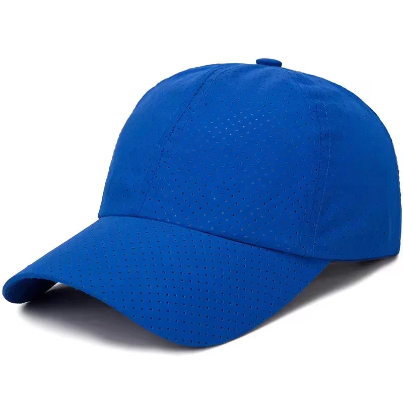 Gorra de malla de Color sólido, gorra de béisbol