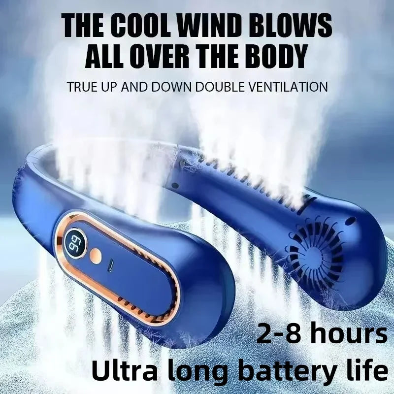 Ventilador de Cuello USB de 8000 mAh