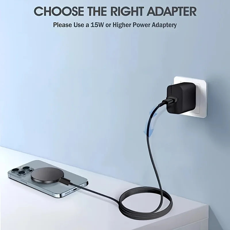 Mini Cargador Inalámbrico Magnético para Teléfono